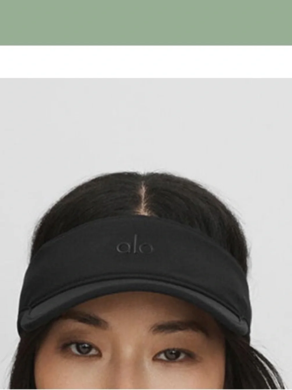 ALO Yoga Black Performance Visor